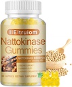 Supplément à la nattokinase 8 000 FU(400mg) par portion, extrait de racines d'épines et de betteraves, extrait traditionnel de nattokinase, 60 comtes