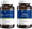 Gundry MD Bio Complete 3 et Total Restore Bundle - Prébiotique, probiotique, postbiotique pour soutenir la santé optimale des gourdes