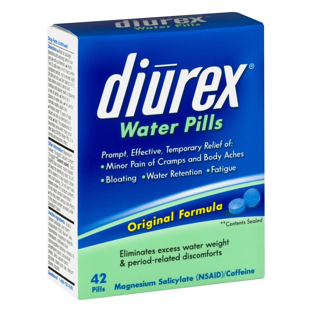 Formule originale des pilules d'eau Diurex - 42 pilules