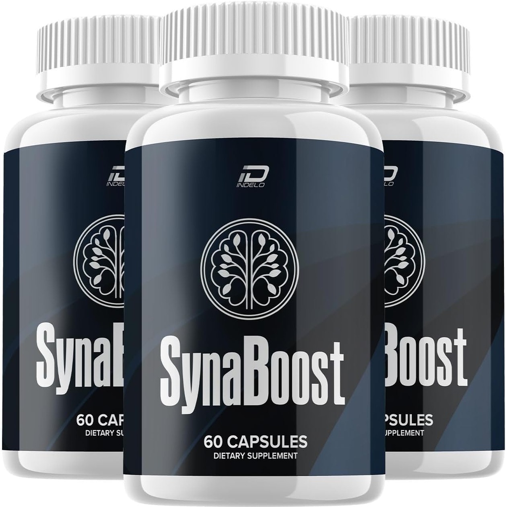 SynaBoost Capsules de supplément Cerveau – Formule de force maximale tout naturel pour la mémoire améliorée et les pilules de focus, Syna Boost Support et critiques (3 Pack – 180 Capsules)