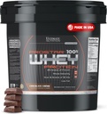 Ultimate Nutrition Prostar Whey Protéines Poudre Isolée, Chocolat - Faible teneur en glucides, Poudre à haute teneur en protéines Shake pour le gain musculaire et la récupération - Faible teneur en sodium, faible teneur en gras et kéto - 10 lbs Bucket