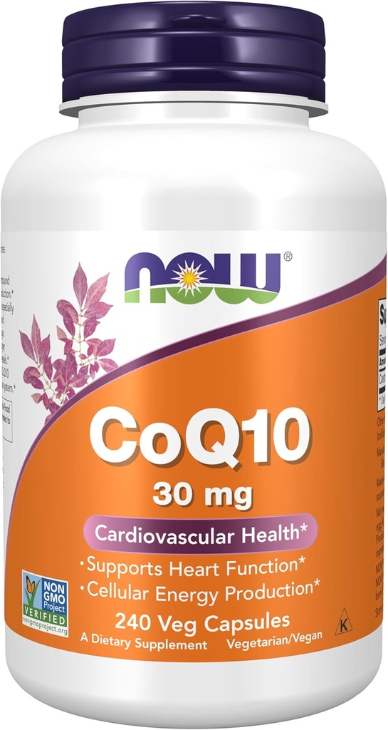 Suppléments, CoQ10 30 mg, Classe pharmaceutique, Forme All-Trans produite par Fermentation, 240 gélules