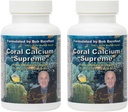 Bobs Best Coral Calcium Supreme I 100% Pure Marine Coral, 74 Trace Minerals I 90 Capsules, Pack de 2