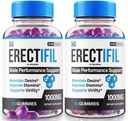 (2 Pack) Erectifil Gummies, Erectifil 1000 MG Gummies, All-Natural Formula Support for Men, Premium Male Supplement for Overall Health and Peak Performance, Erec tifil Gomitas Reviews (120 Gummies)