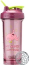 BlenderBottle Spongebob Shaker Bouteille Pro Série parfaite pour les shakes protéiques et préentraînement, 28-Ounce, rouge, mes noms pas Rick