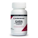Kirkman - GABA avec Niacinamide et Inositol - 250 Capsules - Soutient la relaxation - Soutient le sommeil reposant - Hypoallergénique