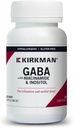 Kirkman - GABA avec Niacinamide et Inositol - 250 Capsules - Soutient la relaxation - Soutient le sommeil reposant - Hypoallergénique