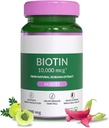Supplément Biotin pour cheveux plus forts, soutien plus sain ongles et peau Glowing pour les femmes et les hommes, Sesbania Grandiflora Herb naturel, 60 onglets
