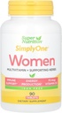 SuperNutrition SimplyOne Multi-Vitamine pour les femmes, 90 comtes