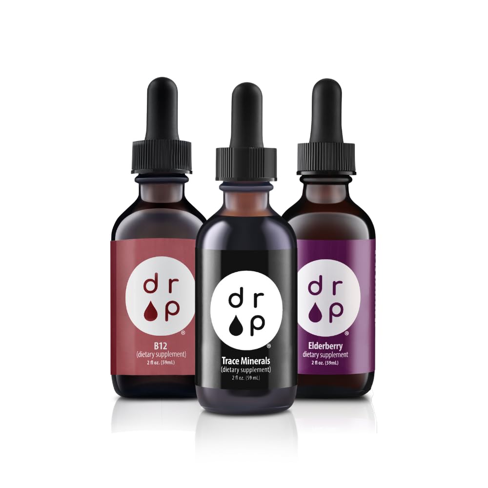 Suppléments de gouttes Les gouttes minérales de trace biologique, les gouttes de mûre et la vitamine B12
