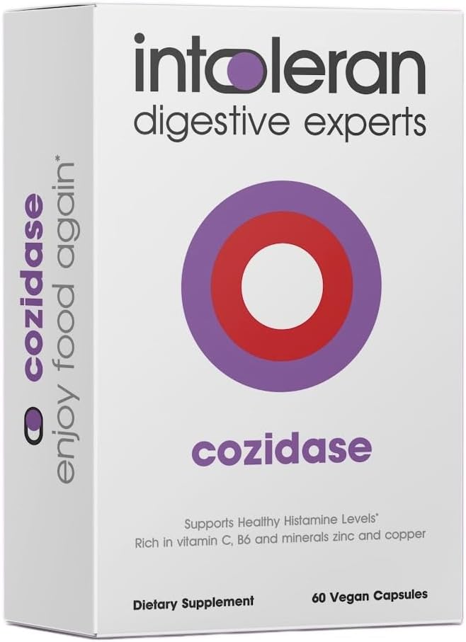 Intolérane Cozidase - 60 capsules - Supplément pour l'intolérance à l'histamine et déficit en DAO