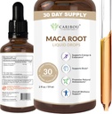 Raquette de maca gouttes de liquide de maca Extrait de racine de maca biologique Premium Supplément de maca pour l'humeur améliorée et la vitalité