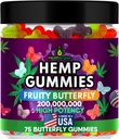 Gummies de chanvre huile de chanvre haute puissance infusée, doux ours gommy comestibles, la paix et la détente, Serene calme temps de lit, Omega 3 6 9- Fabriqué aux États-Unis