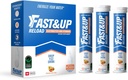 FAST&UP Recharge – Hydratation instantanée et renouvellement des électrolytes - Saver Multipack - 60 comprimés effervescents (thé glacé de pêche)