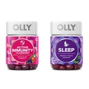 OLLY Gummy Immunity+Elderberry 45 Gummies, Sommeil Gummy Soutien occasionnel au sommeil 50 Compte