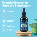Rejuvica Health Hydrocin - Supplément avancé de rétention d'eau diurétique - Livraison liquide pour une meilleure absorption - Dandelion, Uva Ursi, Juniper Berry, Celery Seed, Green Tea & More!