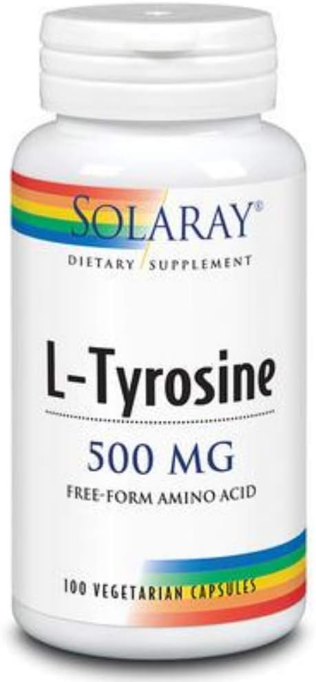 SOLARAY L-Tyrosine Supplément, 500 mg
