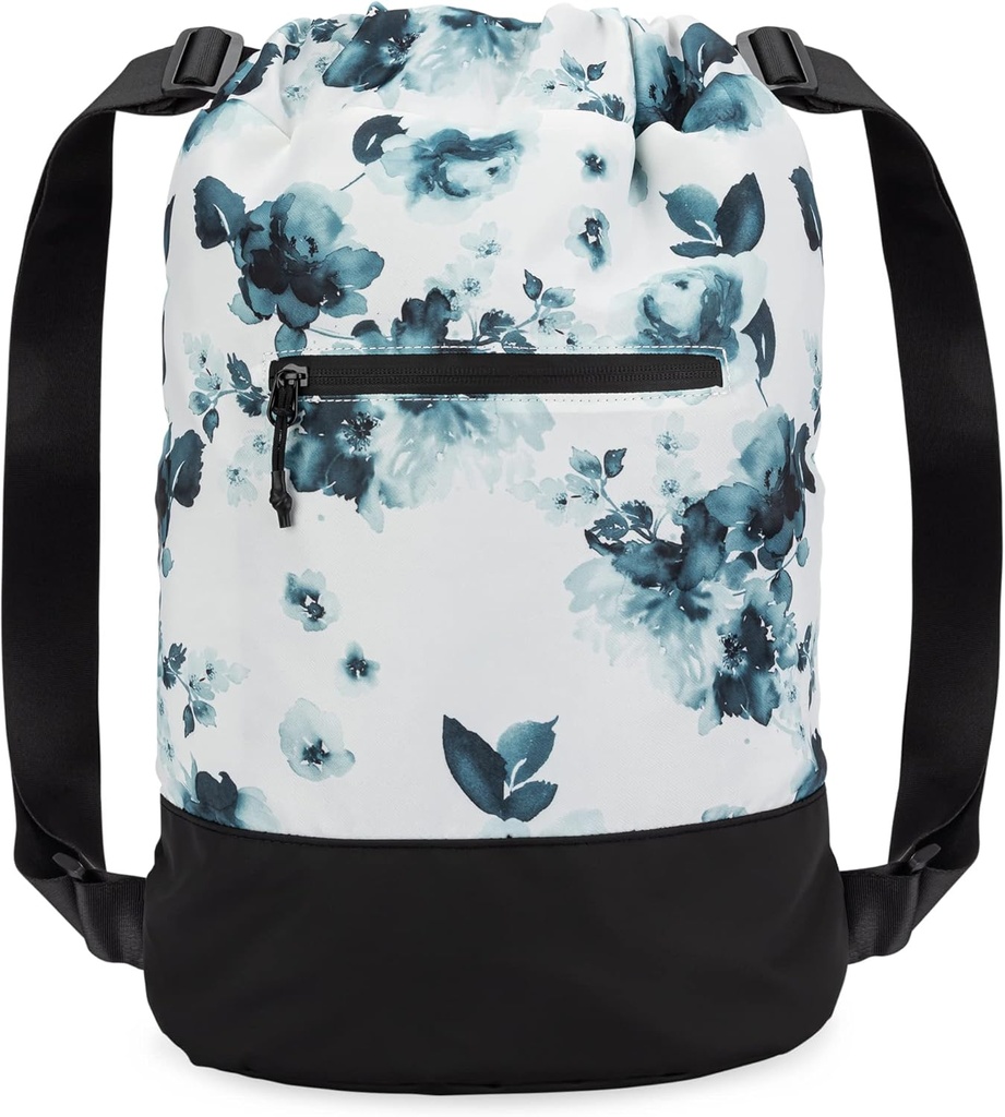 Flex Cinch Drawstring Sac de gymnastique pour femmes avec des designs graphiques.