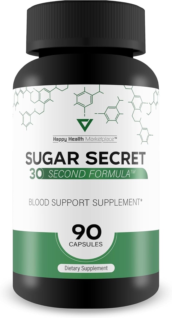 Sugar Secret 30 Deuxième formule - Notre meilleur supplément de santé du sang - Balance du sang Santé Santé du sang - Supplément de soutien du sang - Soutien de la santé du sang - Soutien du sang berbérique