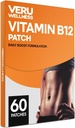 Veru Wellness B12 Energy Patch, naturel Patch B12, Garcinia - autocollant temps de sortie (60 jours)