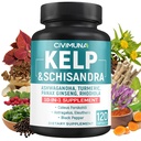 Kelp Extract Capsules with Kelp, Schisandra, Ashwagandha and More - 120 Capsules for 4 Months Supply