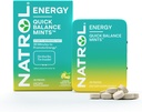 Natrol Balance rapide Menthes d'énergie, supplément énergie, 30 thé vert citron naturellement et artificiellement aromatisé, 30 comtes, 15 jours d'approvisionnement