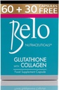 Belo Essentials Glutathion + Collagène Skin Whitening Capsules 60 Capsules Extra Large Taille