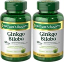 Bounty Ginkgo Biloba de la nature 60 Mg, 200 Capsules (17243) (paquet de 2)