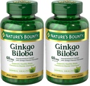 Bounty Ginkgo Biloba de la nature 60 Mg, 200 Capsules (17243) (paquet de 2)