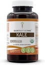 Secrets de la Tribe Kale Capsules biologiques USDA Certified Organic Vegetarians Capsules, supplément alimentaire à base de plantes