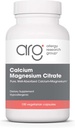 Groupe de recherche sur l'allergie Supplément de citrate de magnésium de calcium - Santé osseuse, avec citrate de calcium, pur, bien absorbé, capsules végétariennes - 100 Compte