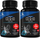 Laboratoires de recherche 180 Softgels Absorption avancée 200mg CoQ10 avec extrait de poivre noir. 2 pour 1 annonce. Organique, sans gluten, soutien de santé cardiaque, production d'énergie, supplément antioxydant