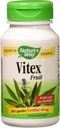 Nature's Way Vitex Fruit 400 milligrammes, 100 capsules végétariennes. Boîte de 1 bouteille