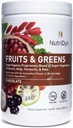 NutriDyn Fruits et Verts Super vegetox Proprietary Blend de Super légumes, Chlorella, Kelp, Turmeric & Kale, certifié biologique 306,4 Grams