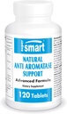 Supersmart - Support anti-aromatase naturel (formule avancée) - avec DIM, Genistein, Chrysin - Supplément inhibiteur d'aromatase - sans OGM et sans gluten - 120 comprimés