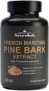 Extrait français d'écorce de pin Maritime 400 mg, 95% Proanthocyanidines - Extrait normalisé 30X, 120 Capsules végétaliennes