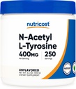 Nutricost Pure N-acétyl L-tyrosine (NALT) Poudre 100 grammes