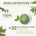 Sels de bain de sitz pour les hémorroïdes 15,6 Oz- Soulagement apaisant Saignement Saignement Apaisant Traitement externe interne +20 Herbes naturelles, sel d'épsom - Suppositoires Remède Fissure postpartum