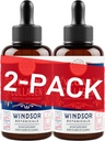 BOtaniques WINDSOR Supplément liquide de construction de collagène végétalien - Booster de collagène avec vitamine C, biotine, acide hyaluronique et acides aminés - Mélange de fruits et légumes biologiques - 120ml, 60 jours