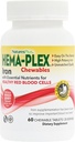 Natures Plus Hema-Plex Fer - 60 baies mélangées Chewables - 85 mg Fer élémentaire - Santé totale du sang - avec vitamine C et bioflavonoïdes - végétalien, sans gluten - 20 portions