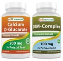 Calcium D-Glucarate 200 mg et supplément DIM 100 mg