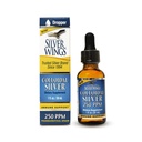 Path naturel Silver Wings Colloïdal Silver Liquid - Supplément de soutien immunitaire amélioré - 250ppm (1250mcg) - 1oz Dropper