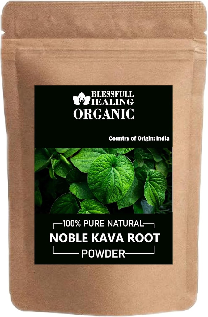 Poudre de racine de kava biologique 100% pure naturelle 100 Gram / 3,52 oz