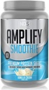 AMPLIFY NDS Nutrition Smoothie Premium Whey Protéine Poudre agiter avec les verts et les acides aminés ajoutés - construire le muscle maigre, gagner en force, l'énergie durable et perdre la graisse - Vanille (30 portions)