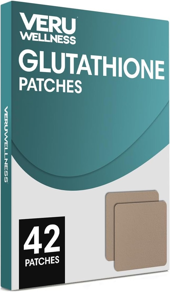 Veru Wellness Glutathione Plus Daily Patch - Self Adhesive Patch, 8-10 Hours (42 Day)