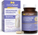 Chaque jour, Nouri Ménopause Probiotic® soutient l'équilibre hormonal, l'estrogène, les éclairs chauds, les sueurs nocturnes, le bluff et la santé des gourdes.