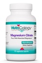 Nutricologie Supplément de Citrate de Magnésium - Bone & Stress Support, Pure, Bien Absorbé, Hypoallergénique, 170mg Capsules végétariennes - 90 Compte