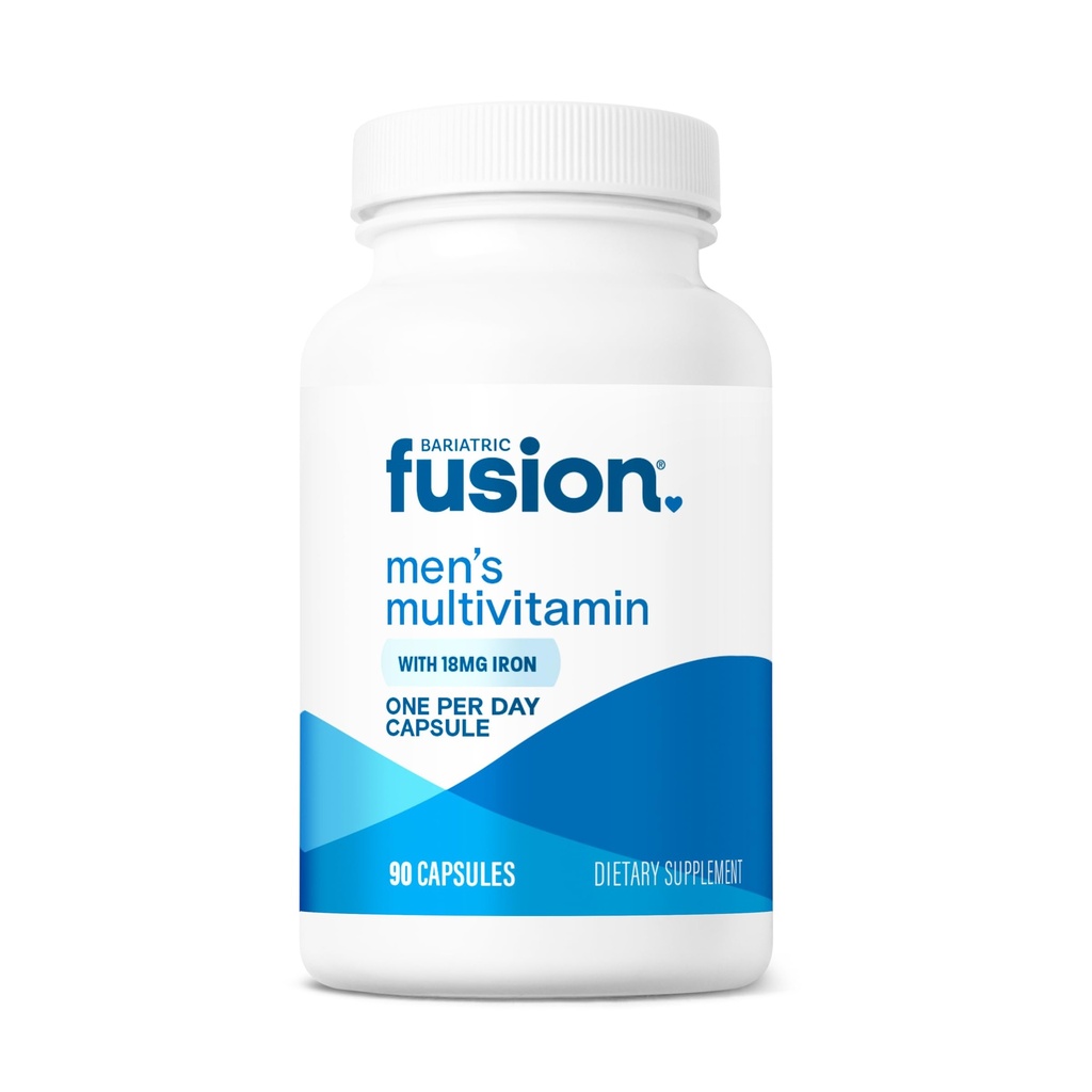Fusion bariatrique Une multivitamine bariatrique par jour avec du fer pour les hommes avec des vitamines de soutien de la prostate et du coeur*