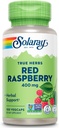 SOLARAY Feuilles de framboises rouges Capsules, 400 mg