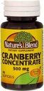 Mélange naturel concentré de canneberges 500 mg 60 gels